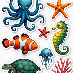 Animals & Wildlife - Sticker Sheet v44